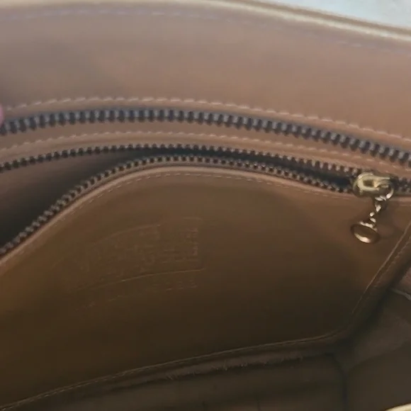 Coach Tan Leather Tote - Picture 7 of 8